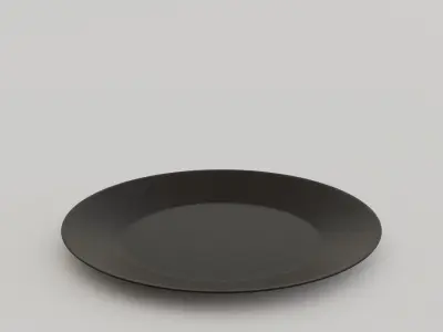 Geometric Dinner Plate Low-poly 3D model