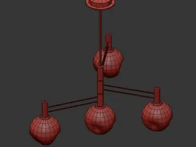 ENCA chandelier 3D model