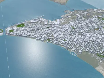 Taranto Italy Low-poly 3D model
