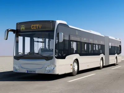  Articulated City Bus 