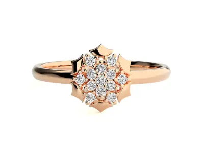 Women ring 3D print model 148