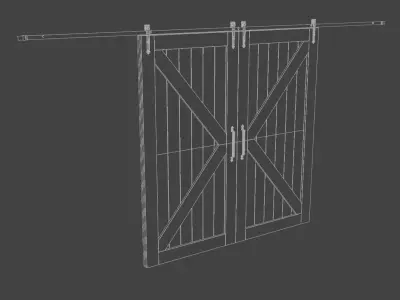 Slide doors 3D model