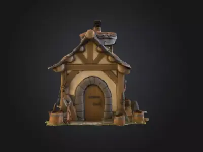 Forge of Dreams Low-poly 3D model