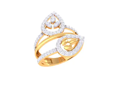   Women Ring MTL 3dm STL OBJ FBX Details 3D print model purchase