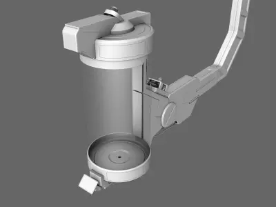 Sci Fi Lab Pod Tank 3D model