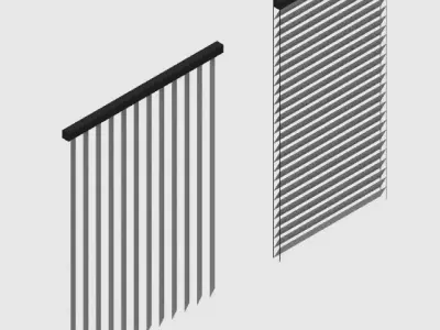 Curtain 2 type 3D model