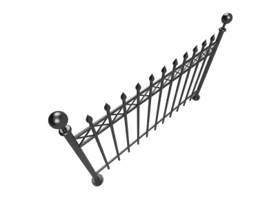 Fence metal 3D model