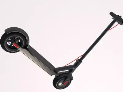 Electric scooter 3D model by turbosg789