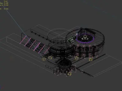 Machinery - Dismantling Plant - Floor 01 3D model