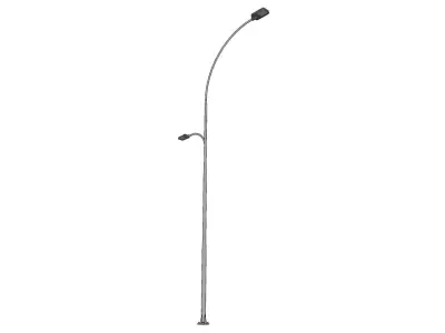 Lamp Post - Light Pole - Light Post - Street Light 10 3D model