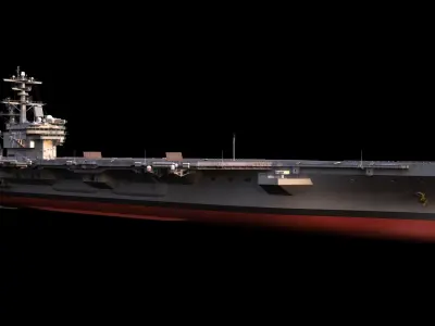  CVN 77 Aircraft Carrier 