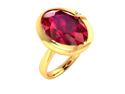 Women Ring  Render 3dm STL OBJ FBX Details 3D print model 198