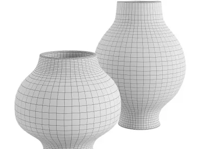 Curva Collection Vase 3D model