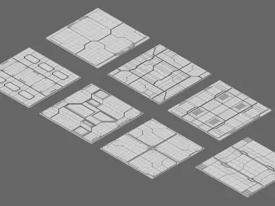 Sci Fi Texture Model 3D model