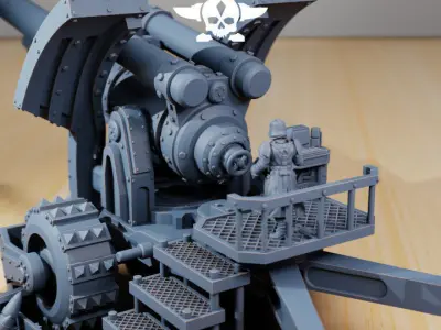 GrimGuard - Artillery 3D print model