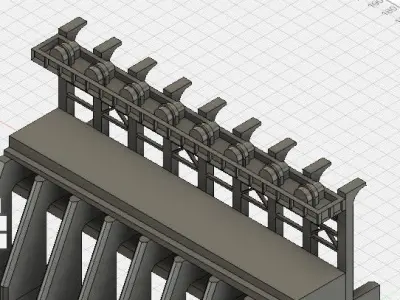 Dam for Hydropower Plant 3D print model