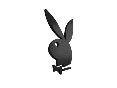 Playboy Logo v1 006 Free low-poly 3D model