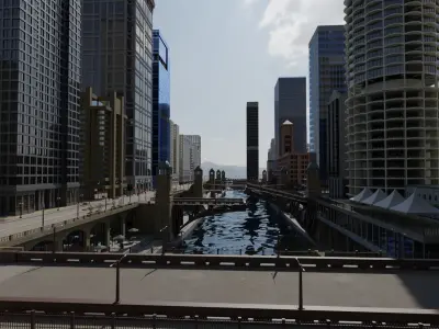 Chicago Street 3D model