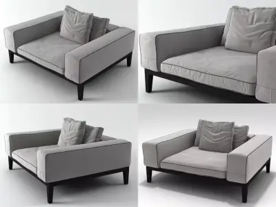 Lifewood armchair 3D model