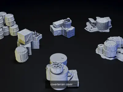 Desert Building 3D Model Pack