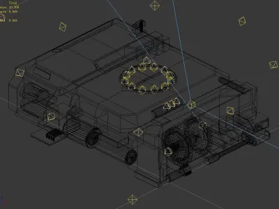 Spacecraft - Ground Platform 07 3D model