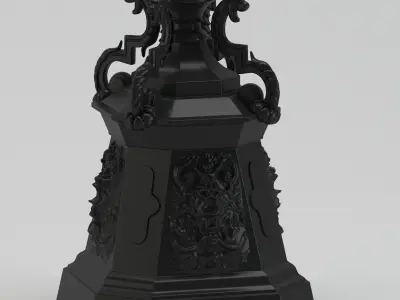 Lamp 136 street park 3D model