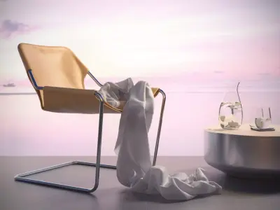 Paulistano armchair 3D model