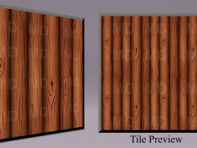 Cartoon Wood Textures Pack 44 - 10x PNG  Texture