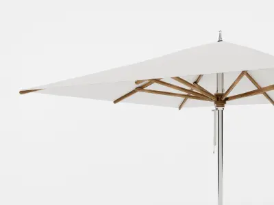 Square Parasol by Anormal 3D model
