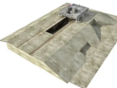 NASA Mobile Launch Platform 3D model