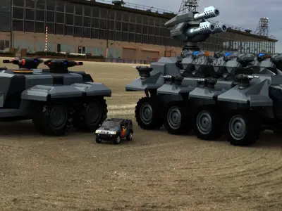 PG Goat Dreadnaught2 3D model