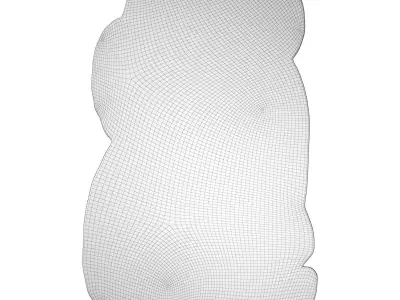 Bluebell Azalea Carpet Low-poly 3D model