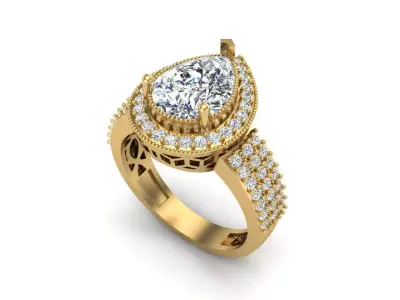Jewelry ring 189 3D print model