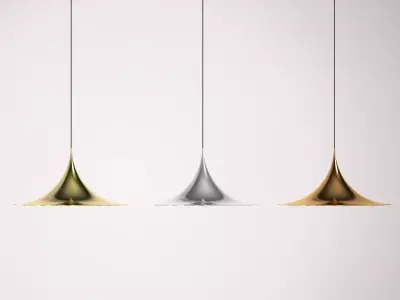 Semi Lights 3D model