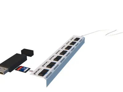 usb hub 3D model