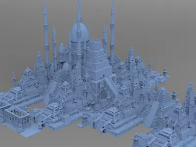 Kingdom of Heaven Architecture  3D model