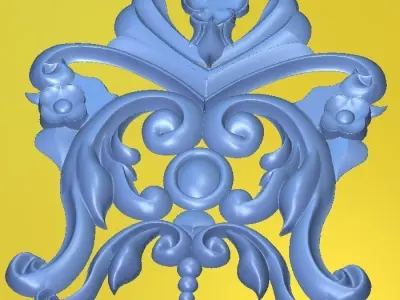 Door decoration 3D model stl 3D print model