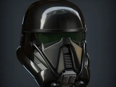 DEATH TROOPER Helmet 1to1 scale 3D print model
