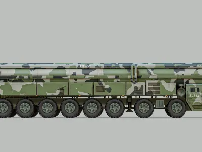  Dongfeng DF-41 Mobile Intercontinental Ballistic Missile PBR 