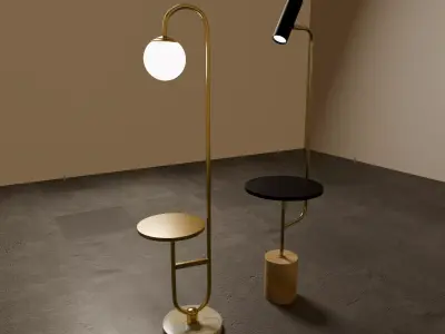 Floor Lamps 3D model purchase