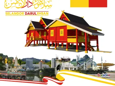 RUMAH TRADISIONAL MELAYU SELANGOR DARUL EHSAN Free 3D print model