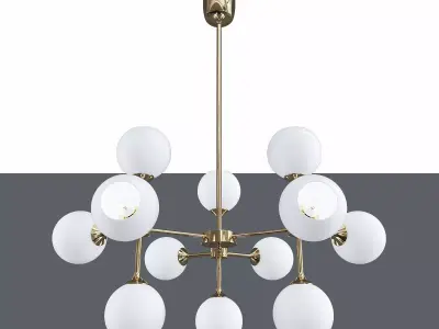 Bubble chandelier 3D model purchase