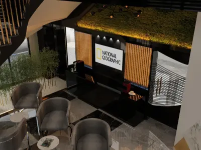 Bubble Wall Bar Tv Unit 3D model