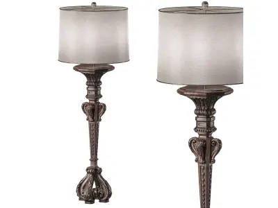 roberto elegant floor lamp art123 3D model
