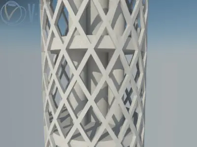 Cairo tower 3D print model