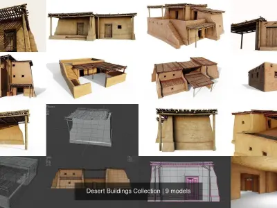  Desert Buildings Collection 