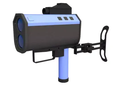 Traffic laser speed 3D model