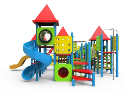 Play Ground  Low-poly 3D model