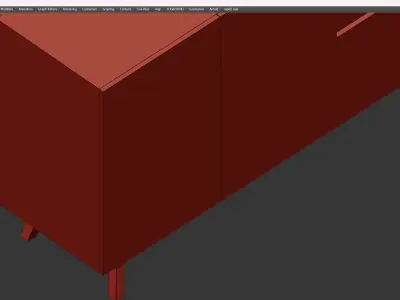 GIADA SIDEBOARD Low-poly 3D model