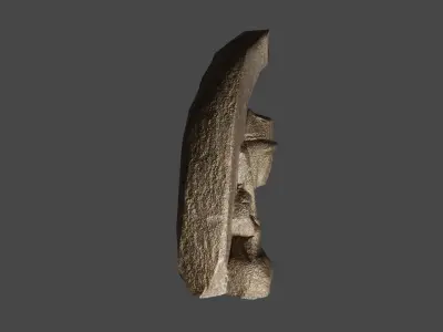 Antique Kannon 3D Model 3D model